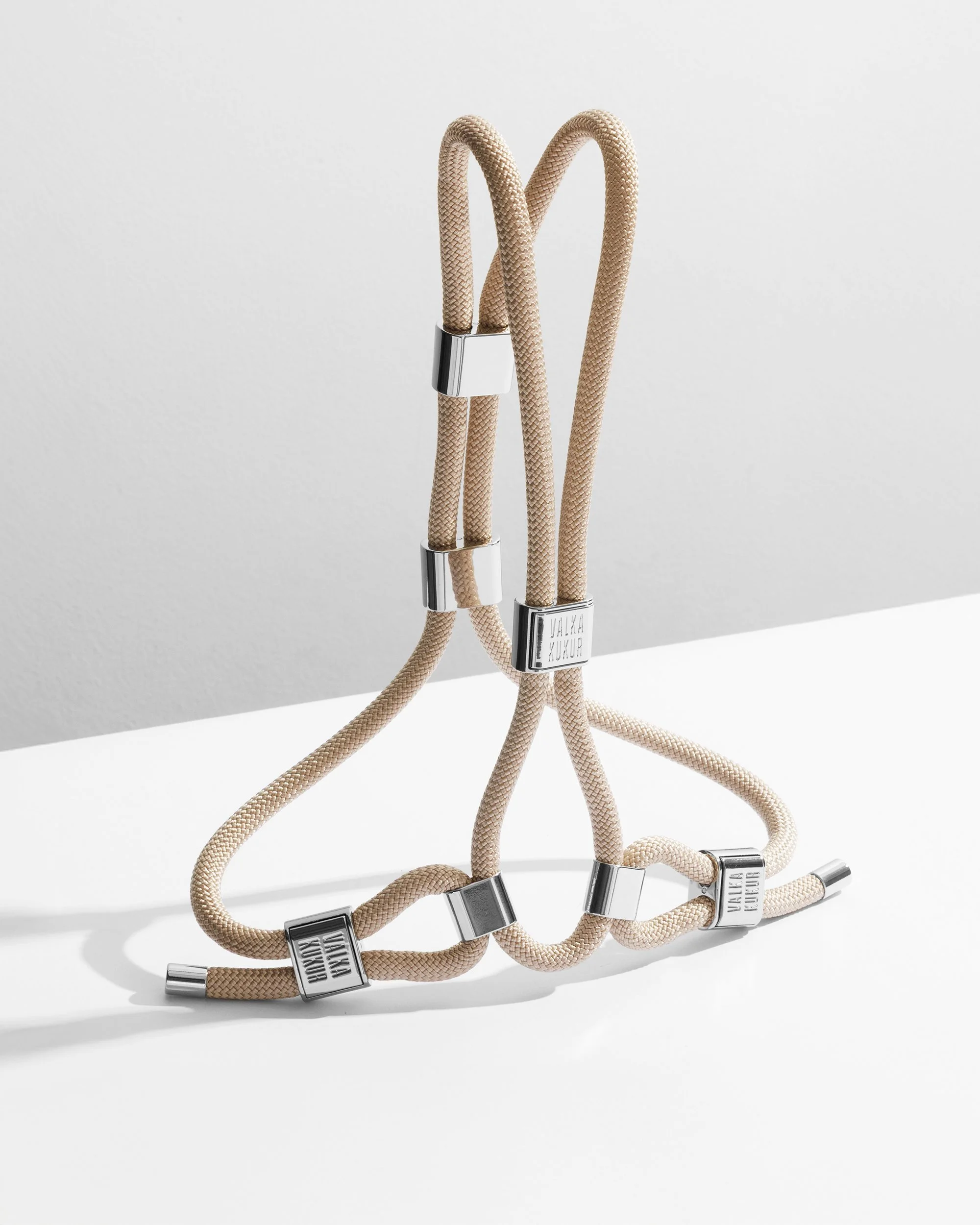 cord harness for dogs — VALKA KUKUR Modern sophsticated leashes